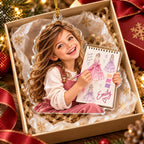 Personalized Fashion Designer Girl Christmas Ornament - image 3 | Jolliboo