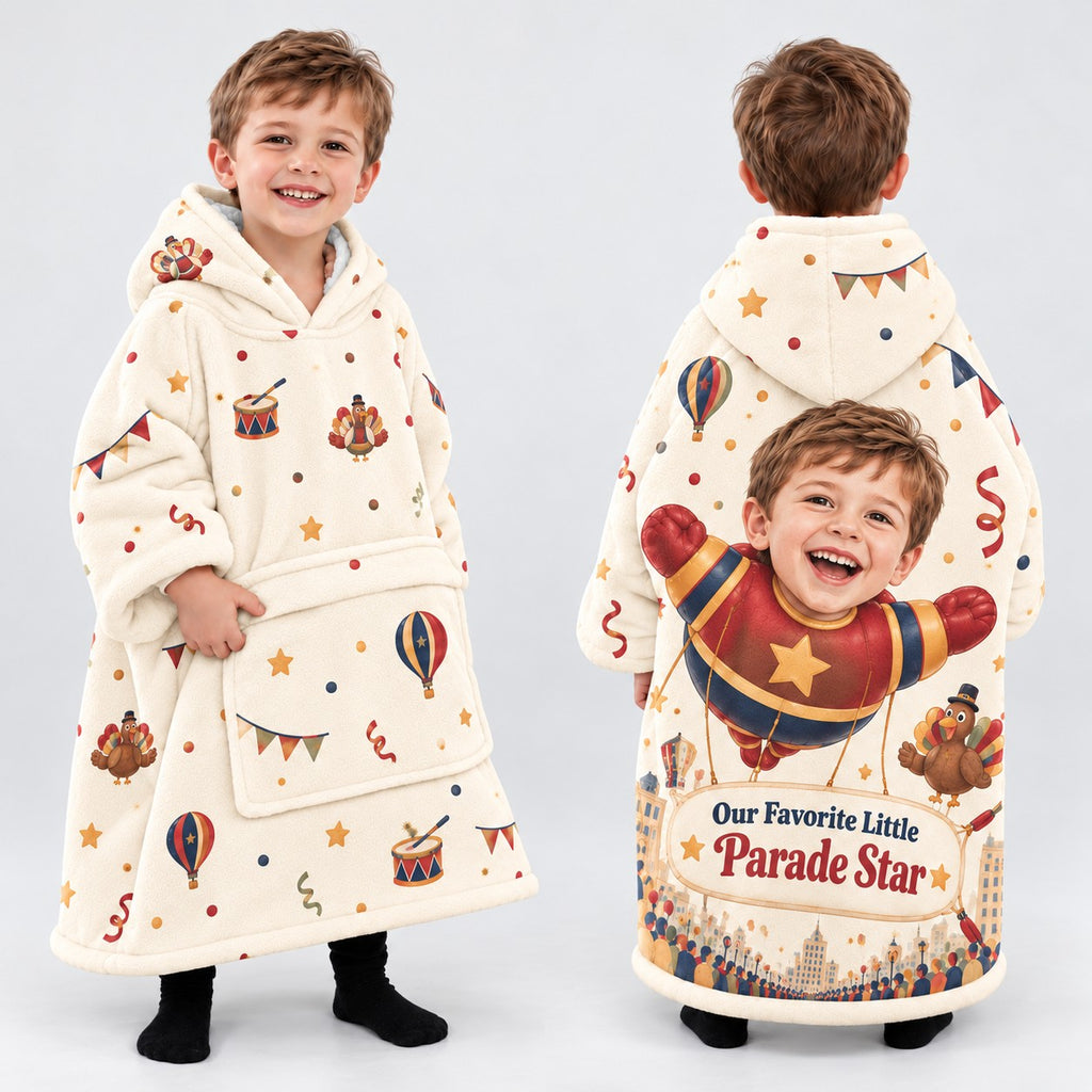 Personalized Favorite Parade Star Blanket Hoodie - product gallery image 61 | Personalized blanket hoodie for kids by Jolliboo