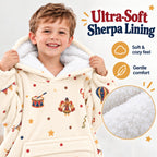 Personalized Favorite Parade Star Blanket Hoodie - product gallery image 65 | Personalized blanket hoodie for kids by Jolliboo