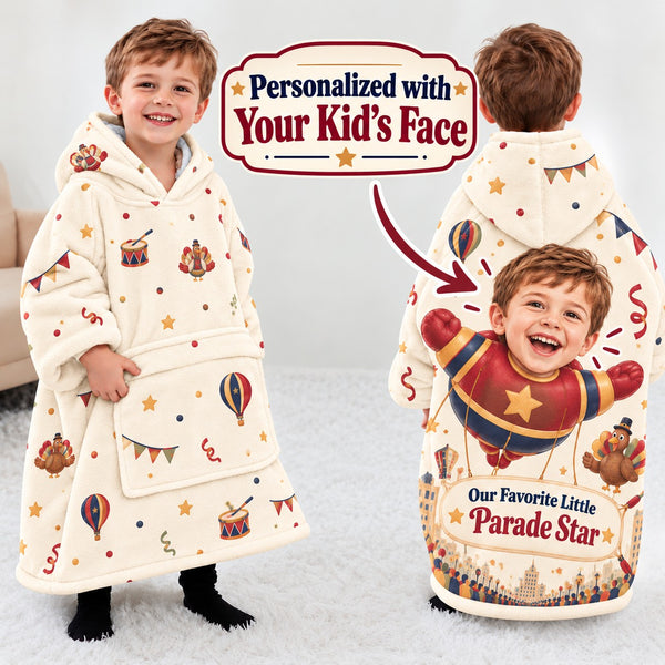 Personalized Favorite Parade Star Blanket Hoodie - featured hero image 13 | Personalized blanket hoodie for kids by Jolliboo