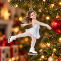 Personalized Figure Skating Girl Christmas Ornament - image 1 | Jolliboo