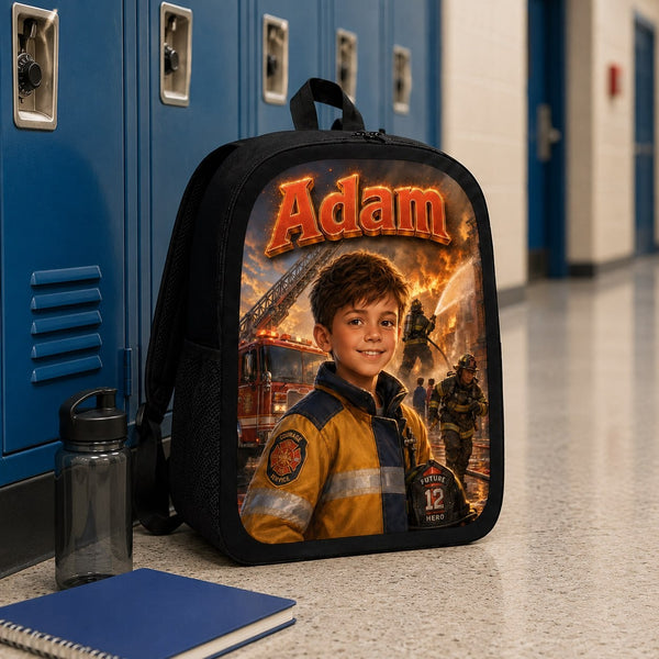 Personalized Firefighter Backpack - image 1 | Jolliboo