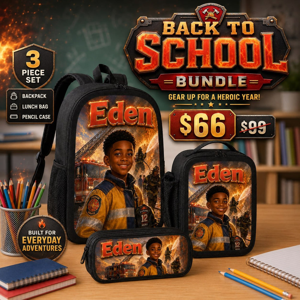 Personalized Firefighter Backpack - image 6 | Jolliboo