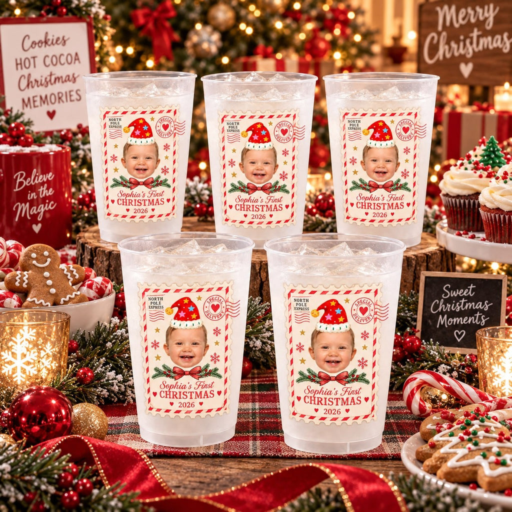 Personalized First Christmas Photo Cup - image 3 | Jolliboo