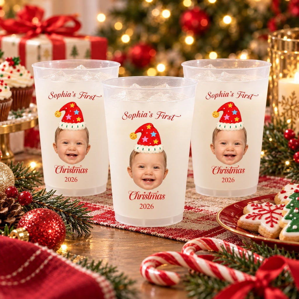 Personalized First Christmas Photo Cup - image 3 | Jolliboo