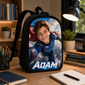Personalized Flying Super Boy Backpack - image 1 | Jolliboo