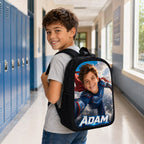 Personalized Flying Super Boy Backpack - image 3 | Jolliboo