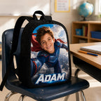 Personalized Flying Super Boy Backpack - image 4 | Jolliboo