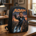 Personalized Flying Super Hero Backpack - image 3 | Jolliboo