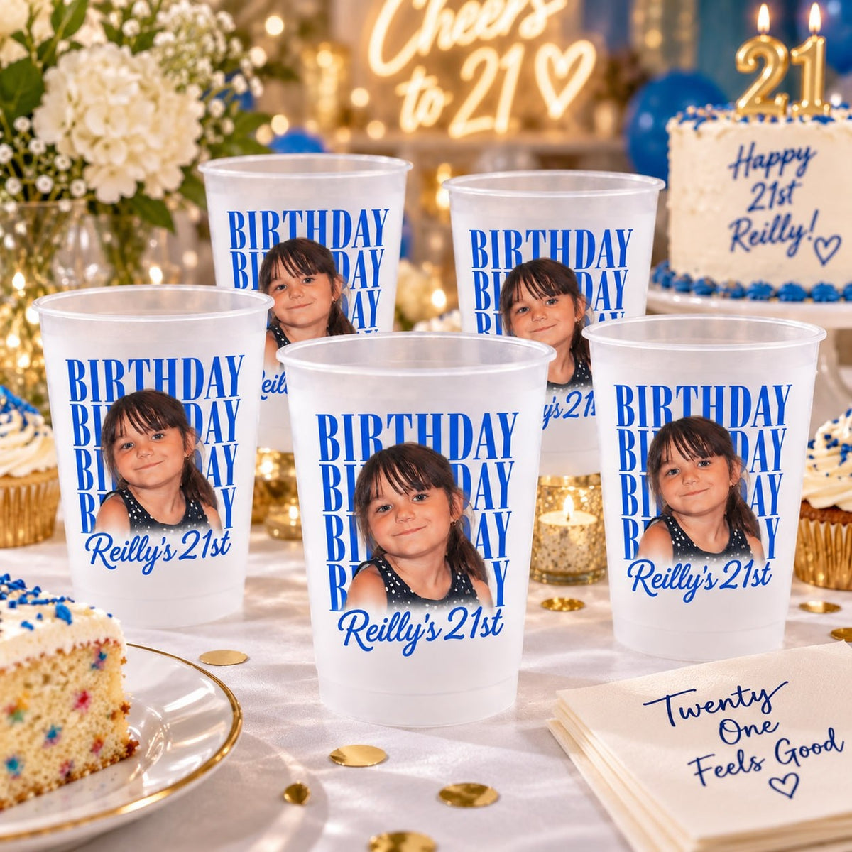 Personalized Frosted Birthday Cup - image 2 | Jolliboo