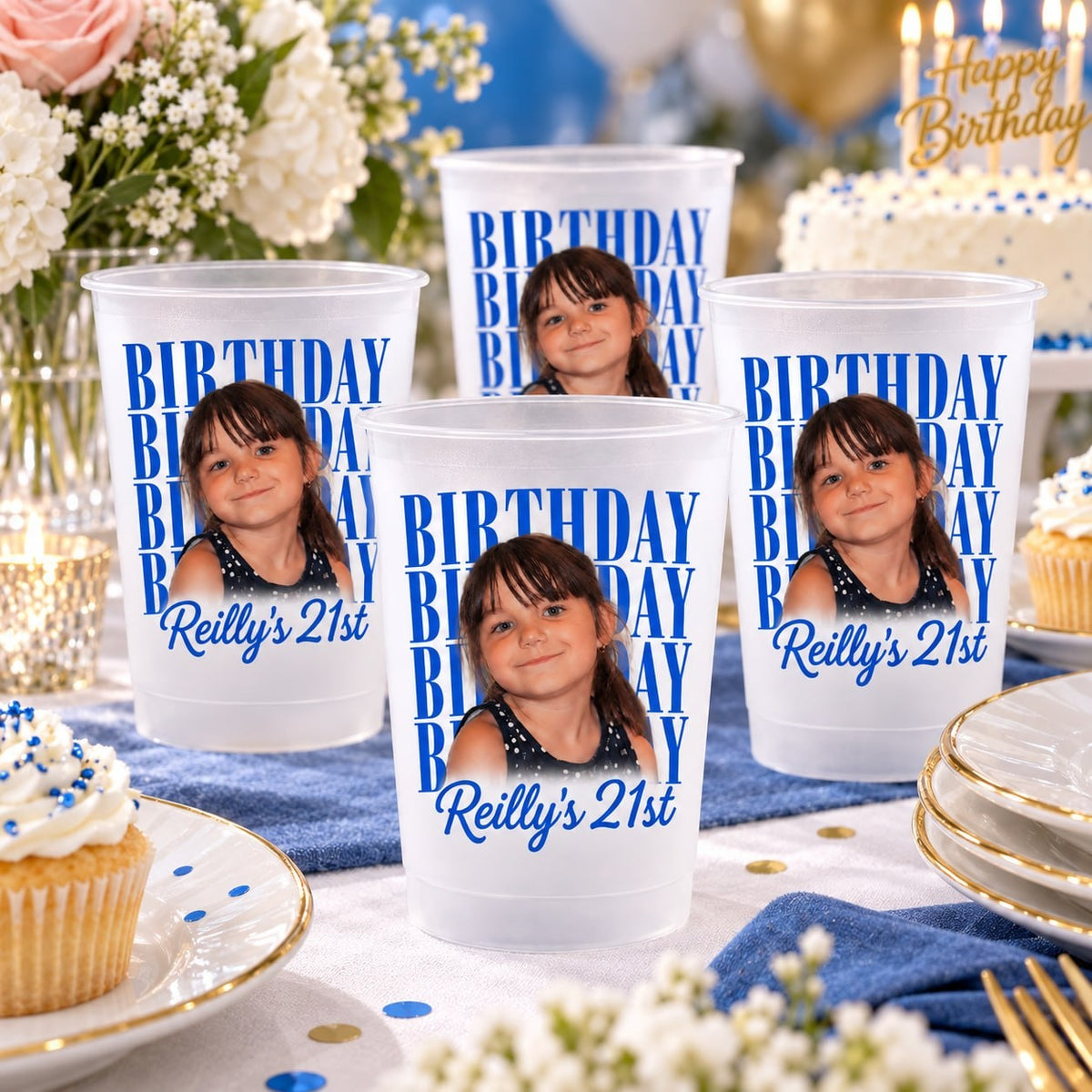 Personalized Frosted Birthday Cup - image 3 | Jolliboo