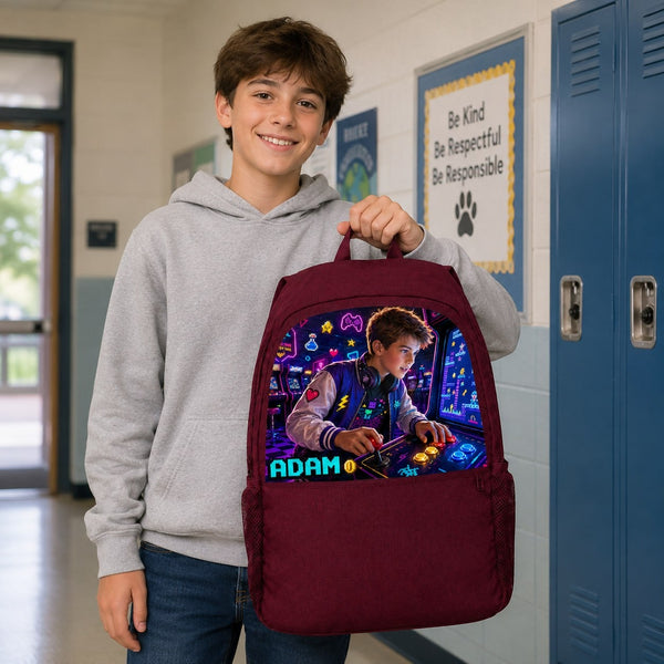 Personalized Gaming Backpack for Boys - image 2 | Jolliboo