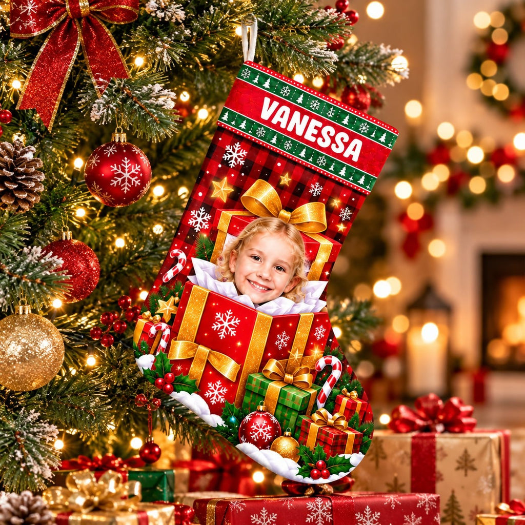 Personalized Gift Box Christmas Stocking - image 4 | Jolliboo