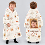 Personalized Grandparents Gift Blanket Hoodie - product gallery image 31 | Personalized blanket hoodie for kids by Jolliboo