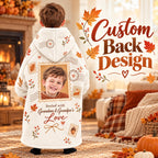 Personalized Grandparents Gift Blanket Hoodie - product gallery image 34 | Personalized blanket hoodie for kids by Jolliboo