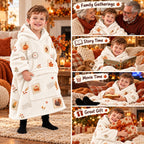 Personalized Grandparents Gift Blanket Hoodie - product gallery image 36 | Personalized blanket hoodie for kids by Jolliboo