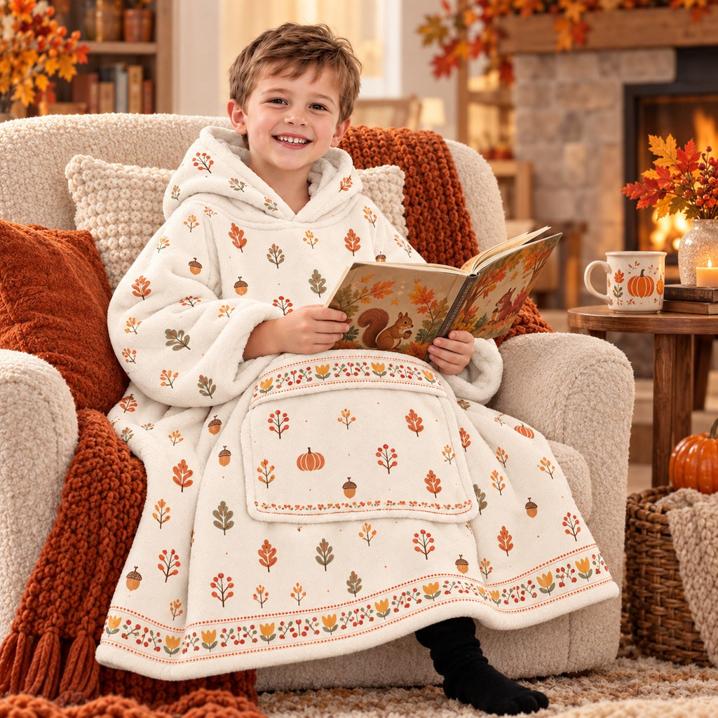 Personalized Grandparents Little Blessing Blanket Hoodie - product gallery image 44 | Personalized blanket hoodie for kids by Jolliboo