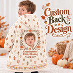 Personalized Grandparents Little Blessing Blanket Hoodie - product gallery image 46 | Personalized blanket hoodie for kids by Jolliboo