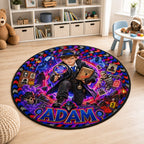 Personalized Halloween Detective Round Rug - image 4 | Jolliboo