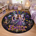 Personalized Halloween Fairy Round Rug - image 1 | Jolliboo