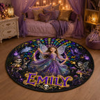 Personalized Halloween Fairy Round Rug - image 4 | Jolliboo