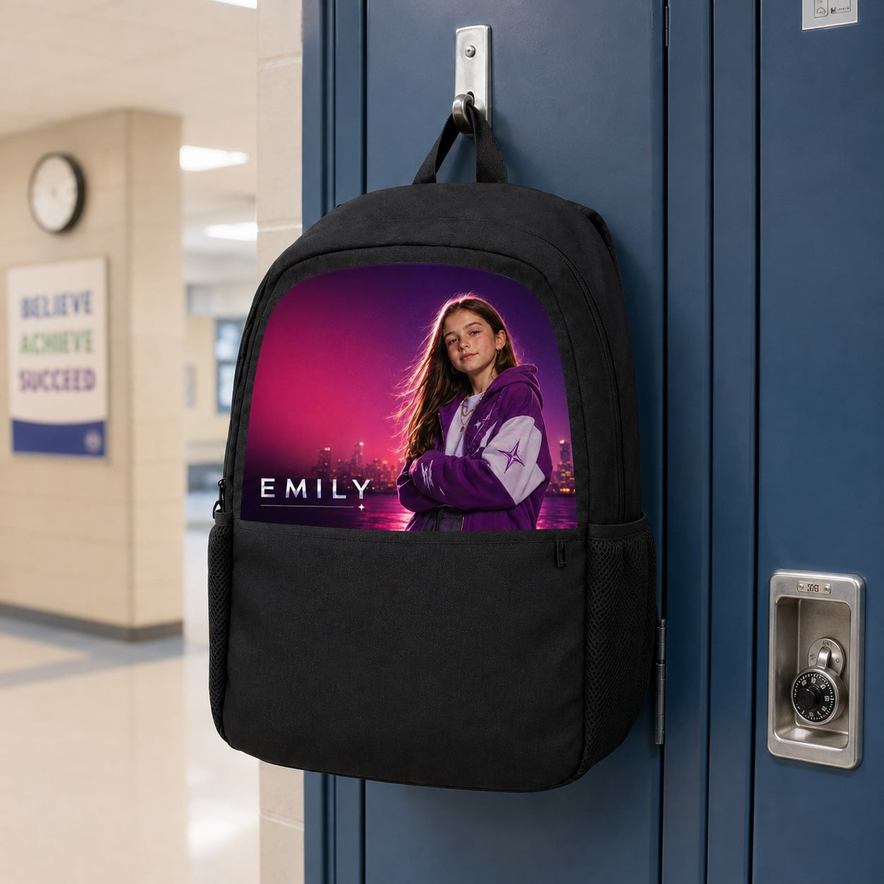 Personalized Hiphop Girl Backpack - image 5 | Jolliboo