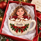 Personalized Hot Cocoa Photo Ornament - image 4 | Jolliboo