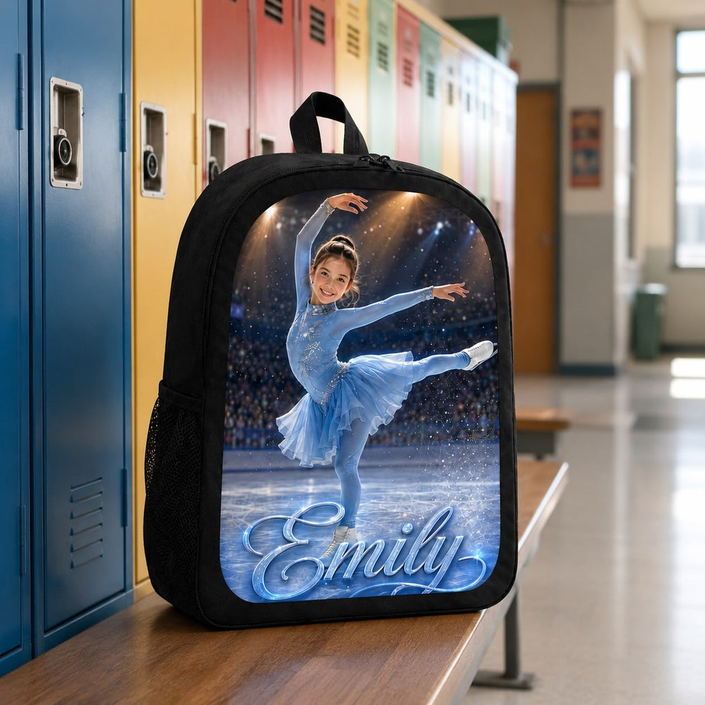 Personalized Ice Skater Backpack - image 1 | Jolliboo