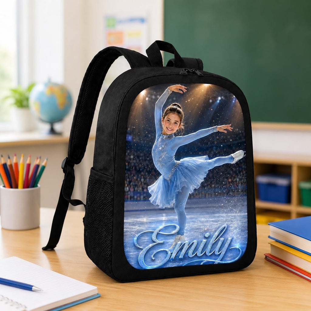 Personalized Ice Skater Backpack - image 2 | Jolliboo