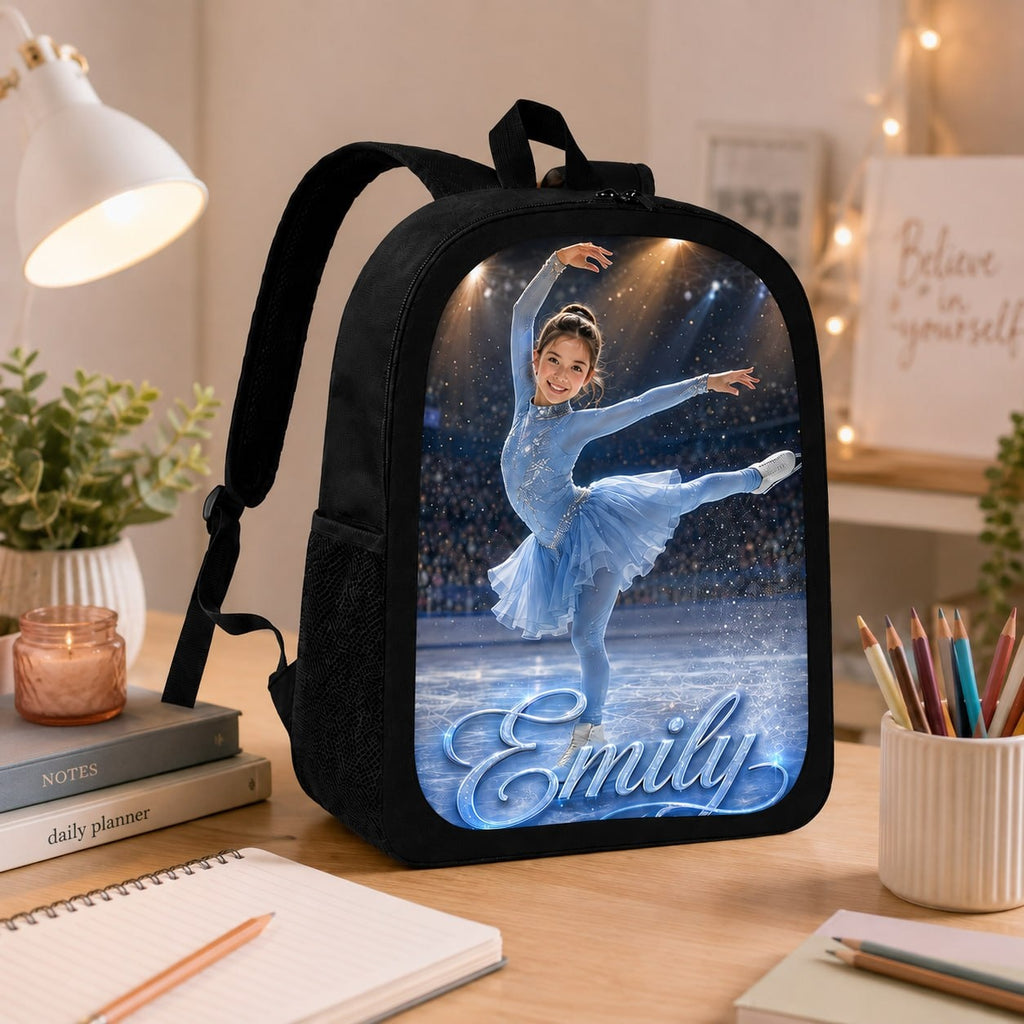 Personalized Ice Skater Backpack - image 5 | Jolliboo
