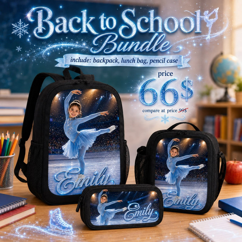 Personalized Ice Skater Backpack - image 6 | Jolliboo