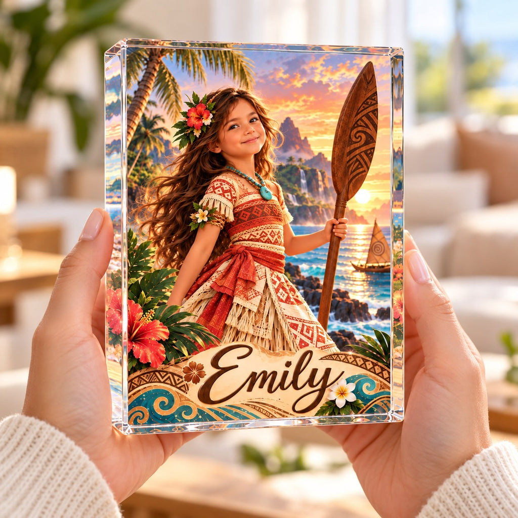 Personalized Island Princess Acrylic Block - image 2 | Jolliboo