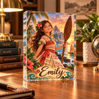 Personalized Island Princess Acrylic Block - image 3 | Jolliboo