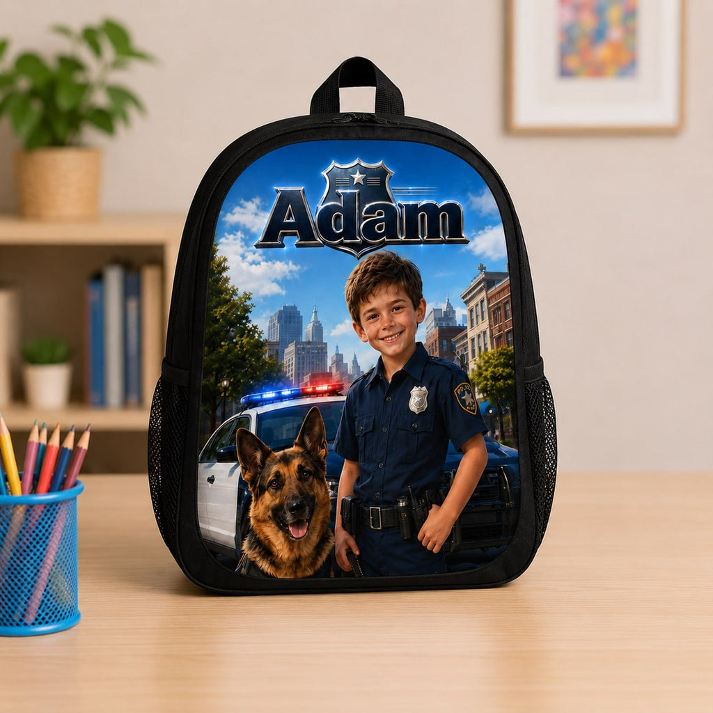Personalized K-9 Officer Backpack - image 1 | Jolliboo