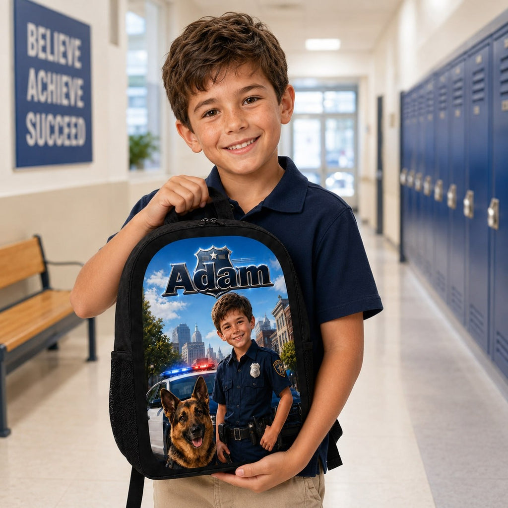 Personalized K-9 Officer Backpack - image 3 | Jolliboo