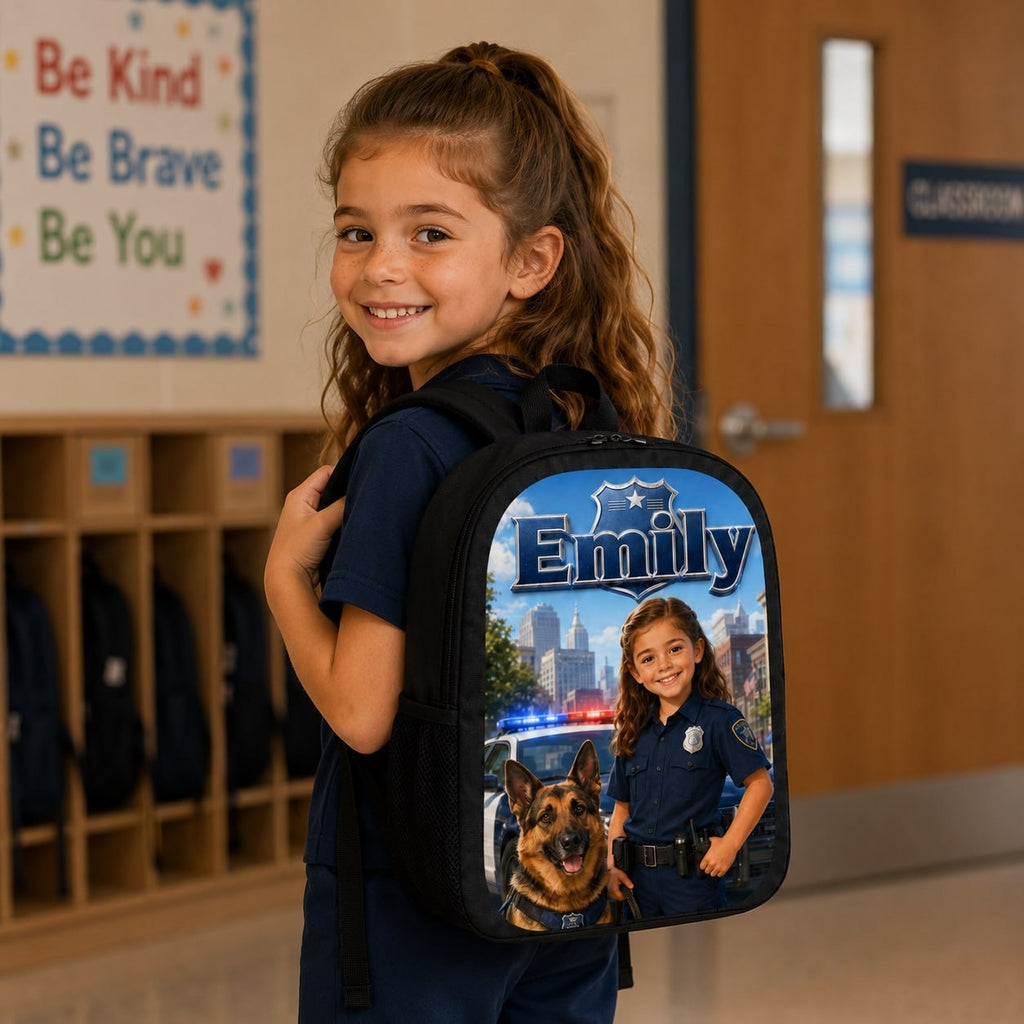 Personalized K-9 Officer Backpack - image 4 | Jolliboo