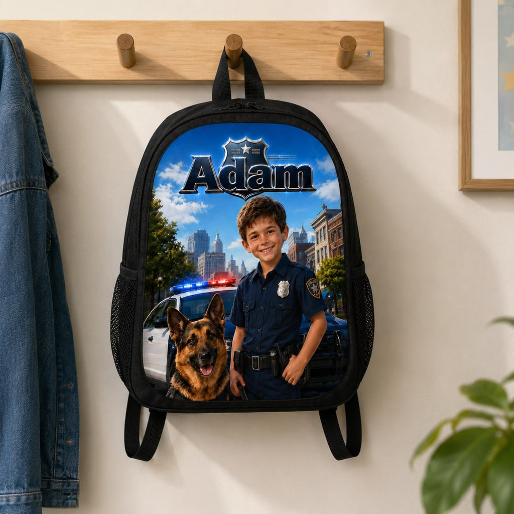 Personalized K-9 Officer Backpack - image 5 | Jolliboo