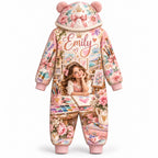 Personalized Kids Artist Princess Pyjama Suit - image 4 | Jolliboo