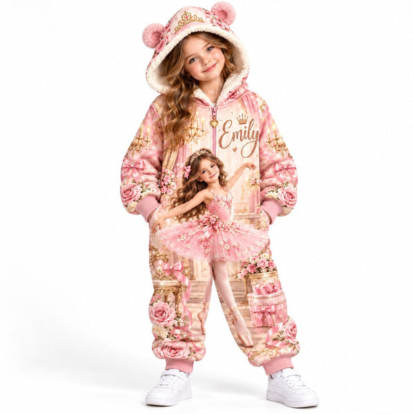 Personalized Kids Ballet Princess Pyjama Suit - image 7 | Jolliboo