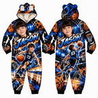 Personalized Kids Basketball Pyjama Suit - image 2 | Jolliboo