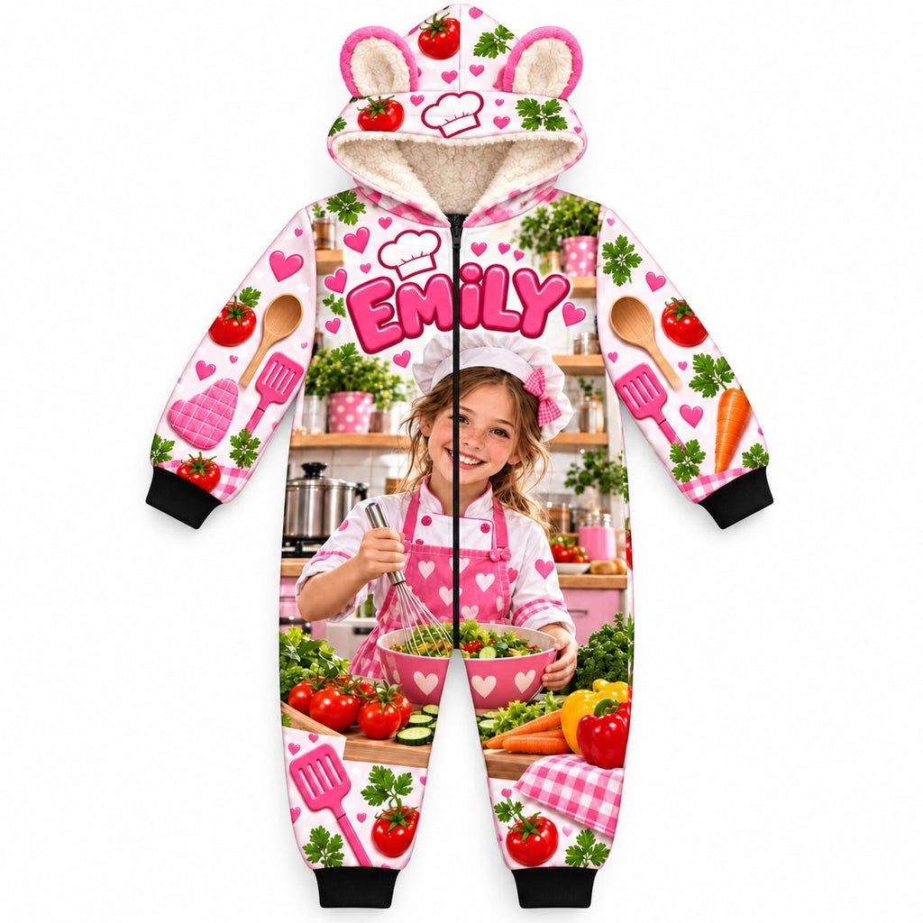 Personalized Kids Chef Pyjama Suit - image 2 | Jolliboo