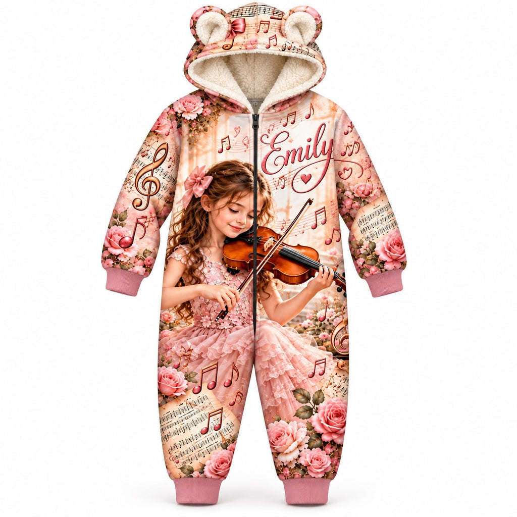 Personalized Kids Violin Music Pyjama Suit - image 5 | Jolliboo
