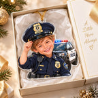 Personalized Little Chef Custom Photo Ornament - image 2 | Jolliboo
