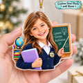 Personalized Little Construction Worker Custom Photo Ornament - image 1 | Jolliboo