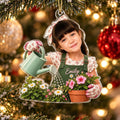 Personalized Little Gardener Custom Photo Ornament - image 1 | Jolliboo