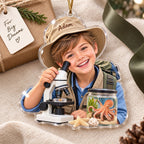 Personalized Little Ocean Explorer Custom Photo Ornament - image 3 | Jolliboo