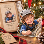 Personalized Little Rock Climber Custom Photo Ornament - image 2 | Jolliboo