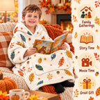 Personalized Little Turkey Big Personality Blanket Hoodie - product gallery image 78 | Personalized blanket hoodie for kids by Jolliboo