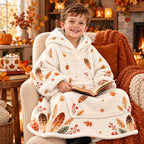 Personalized Little Turkey Thanksgiving Blanket Hoodie - product gallery image 38 | Personalized blanket hoodie for kids by Jolliboo