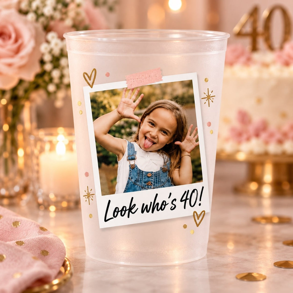 Personalized Look Who Birthday Photo Cup - image 4 | Jolliboo
